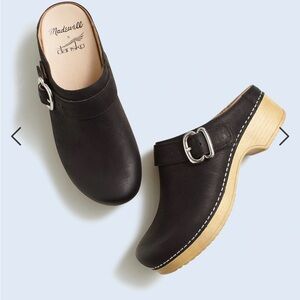 Madewell x Dansko Brinn Mules in Leather | 39